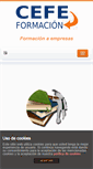 Mobile Screenshot of cefeformacion.es